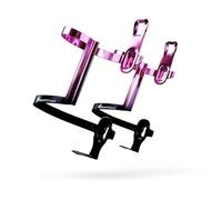 IMPALAPRO Portaborracce per bicicletta laterale MTB e strada ultraleggero 34 g (rosa 2pc)