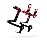 IMPALAPRO Portaborracce per bicicletta laterale MTB e strada ultraleggero 34 g (rosso 2pc)