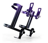 IMPALAPRO Portaborracce per bicicletta laterale MTB e strada ultraleggero 34 g (viola 2pc)