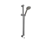IMPALLI Saliscendi Doccia Regolabile Con Doccetta E Flessibile Sali Scendi Per Doccia 10X10X90 Cm Multifunzione Con Supporti Fissi Asta Doccia Saliscendi Diametro 25 Mm Modello Fabia