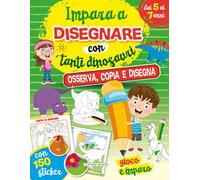 Impara a disegnare con gli animali e con tanti dinosauri