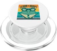 Impara ad adattare la lettura Camaleonte Saggezza Rettile PopSockets PopGrip per MagSafe