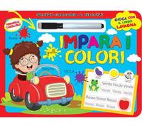 Impara i colori. Scrivi e cancella. Ediz. a colori. Con pennarello cancellabile