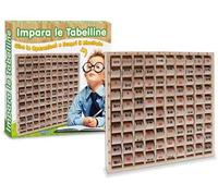 Teorema Gioco in legno Tabelline 40185 - Multicolore - Scatola con finestra