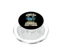 Imparare A Immersione Zombie Umorismo Avventura Subacquea PopSockets PopGrip per MagSafe