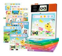 Imparare a leggere e leggere la fonica apprendimento pad, tablet elettronico per bambini con 242 pagine audio con giochi ABC interattivi, divertente pratica fonica per bambini dai 3 ai 10 anni