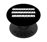 Imparare Braille Lingua Amore Braille Dots Alfabeto Braille PopSockets PopGrip Intercambiabile