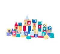 Imparare può essere divertente Costruisci e gioca Set di 50 giocattoli in legno,