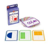 Imparare può essere divertente Scheda flash sulle frazioni educative 87x123 mm d
