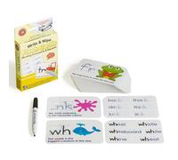 Imparare può essere divertente Scrivi e cancella le carte Flash card educative r