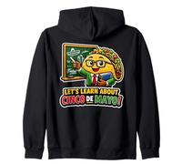 Impariamo a Conoscere Cinco De Mayo Funny Teacher Taco Felpa con Cappuccio