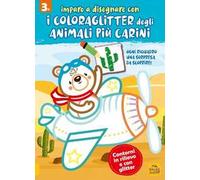 Imparo a disegnare con i coloraglitter degli animali più carini