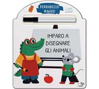 Imparo a disegnare gli animali. Ediz. a colori. Con pennarello magico