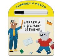 Imparo a disegnare le forme. Ediz. a colori. Con pennarello cancellabile