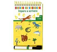 Imparo a scrivere. Giochi in vacanza! Ediz. a colori. Ediz. a spirale. Con pennarello