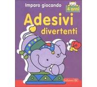 Imparo giocando. Adesivi divertenti. 4 anni