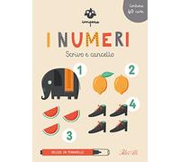 Imparo i numeri. Scrivo e cancello. Ediz. a colori. Con pennarello cancellabile. Con 40 Carte