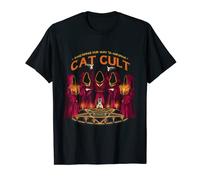 Impastare la Nostra Strada Verso Nirvana Cat Cult Occult Art Maglietta