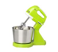 Impastatrice, 100W 2 in 1, doppia impugnatura e supporto, frusta elettrica, sbattitore elettrico a 7 velocità, ciotola in acciaio inossidabile da 1,7 l per impastare torte, uova, pastella, p