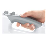 Impastatrice Bosch - MFQ36440 - 450 W - 5 velocità - 2 fruste / 2 ganci impastatori in acciaio inox - Ciotola graduata con coperchio - Bianco/Grigio