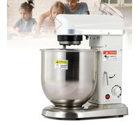 Impastatrice commerciale, impastatrice elettrica, impastatrice a testa inclinabile da 500 W a 3 velocità, impastatrice commerciale da cucina con gancio per impastare, frusta, sbattitore e ci