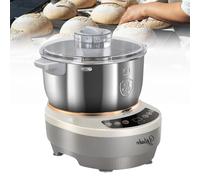 Impastatrice con funzione di fermentazione, impastatrice per farina in acciaio inox antiaderente da 5 l/7 l, lievitatore per impasto 25-38 °C, con misurini e cucchiai, temporizzazione e pannello tou