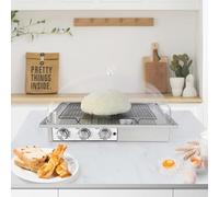 Impastatrice con riscaldatore, macchina per la fermentazione del pane, kit di strumenti per la produzione di pane a lievito naturale, con regolazione umidità/temperatura/temporizzazione, riscaldamento