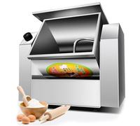 Impastatrice elettrica commerciale, macchina per impastare la farina in acciaio inossidabile con timer, impastatrice professionale per pasta e pizza, alta efficienza