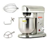 Impastatrice elettrica, impastatrice commerciale a 3 velocità con gancio for impastare, impastatrice da tavolo in acciaio inossidabile 5L/7L/10L, frullatore multifunzione for pizza e pasticceria for s