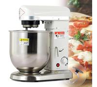 Impastatrice elettrica, impastatrice con testa inclinabile da 10 litri, impastatrice elettrica commerciale da cucina a 3 velocità con gancio per impastare, frusta a filo e sbattitore, bianca