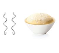 Impastatrice ErgoMixx 450 W - BOSCH MFQ36400 bianco/grigio - 5 velocità + turbo - 2 fruste inox - 2 ganci impastatori inox -
