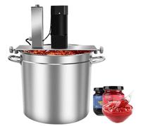 Impastatrice, impastatrice automatica commerciale con funzione di riscaldamento, velocità di miscelazione regolabile e raschietto a 4 lame, ideale per marmellate, salse, ripieni e condimenti