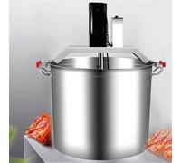 Impastatrice, impastatrice automatica commerciale, pentola in acciaio inossidabile con agitatore per la preparazione di marmellate, salse e ripieni.