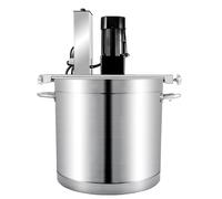 Impastatrice, impastatrice automatica con agitatore, in acciaio inox con raschietto a 4 lame, per una miscelazione efficiente di zuppe, salse piccanti, bevande, marmellate, porridge.