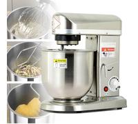Impastatrice, impastatrice commerciale da 350 W/500 W, frullatore elettrico per impasti con ciotola in acciaio inox, gancio per impastare, frusta piatta, macchina per impastare multifunzione