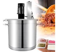 Impastatrice, impastatrice elettrica, elettrodomestico da cucina in acciaio inox con mescolatore automatico e velocità regolabile, ideale per preparare marmellate, salse e ripieni in grandi