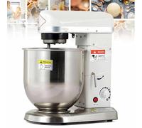 Impastatrice, impastatrice planetaria 3 in 1, impastatrice commerciale multifunzione con 3 velocità, frusta a K, gancio per impastare, frusta per panetteria, macchina per impastare silenzios