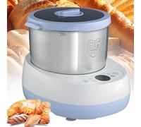 Impastatrice intelligente, motore da 200 W, design diviso e ciotola in acciaio inossidabile, impastatrice automatica a spirale da 5 litri con pannello touch per pane, panini e pasticceria