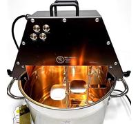 Impastatrice, macchina impastatrice automatica con doppia pala di mescolamento e luce ausiliaria, ideale per preparare marmellate, salse e ripieni.