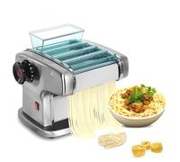 Impastatrice, macchina per pasta elettrica automatica, macchina per tagliare la pasta con rullo, macchina multifunzione per fare i ravioli wonton con copertura protettiva, rullo per pasta co