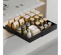 Impastatrice, organizer espandibile per mobiletto estraibile, cestello portaoggetti profondo estraibile per una migliore organizzazione di cucina, dispensa e bagno.