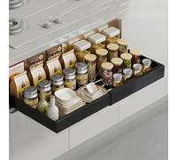 Impastatrice, organizer espandibile per mobiletto estraibile, cestello portaoggetti profondo estraibile per una migliore organizzazione di cucina, dispensa e bagno.