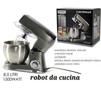 IMPASTATRICE PLANETARIA 1500W 8,5LITRI MACCHINA PER PANE IMPASTATORE 6 VELOCITA