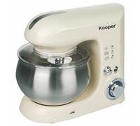 Impastatrice Planetaria 5 Litri 6 Velocità 1300W Ciotola in Acciaio Kooper Atena Avorio