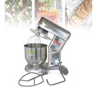 Impastatrice Planetaria Professionale da Banco 10L, Acciaio Inox con Gancio Impastatore, Frusta Piana e a Filo, 3 velocità, Motore 500W Rame per Impasti Pane, Torte, Pizza e Pasta Fresca,10L