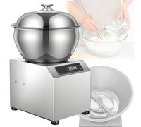 Impastatrice professionale a spirale da 5 kg/8 kg - Macchina impastatrice commerciale con ciotola in acciaio inox a doppia rotazione e timer da 30 minuti per pizza e pane(5kg)