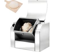 Impastatrice verticale, impastatrice automatica, frullatore elettrico per pizza in acciaio inox da 1100W/1500W, impastatrice professionale, funzione di impostazione del tempo, bassa rumorosi