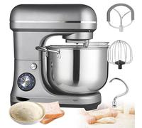 Impastatrice verticale, impastatrice professionale da 2000 W - 10 L con gancio impastatore, gancio per mescolare e frusta per uova, ideale per panifici, ristoranti e pizzerie.