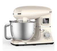 Impastatrice verticale, impastatrice professionale, macchina impastatrice ad alta efficienza da 1500 W in acciaio inox, 6 velocità, display LCD, funzione timer per ristoranti e cucine di gra
