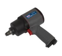 Sealey Impatto Aria Chiave 1.3cm Drive Composite Doppio Martello 267.5kgft 800Nm